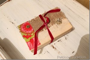 Lace and Fabric Book Cover