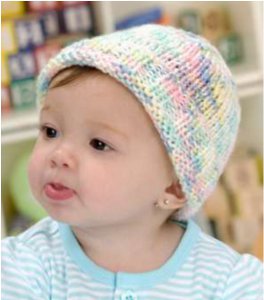 knitted baby hats