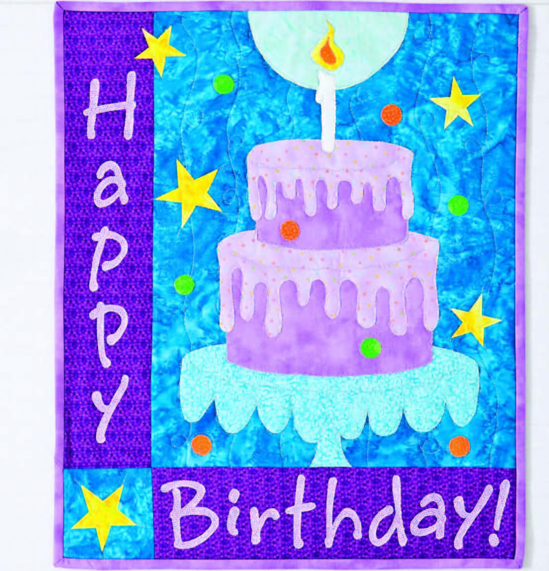 Happy Birthday Cake Quilt in 2023 | Cake quilt, Happy birthday cakes,  Homemade birthday gifts