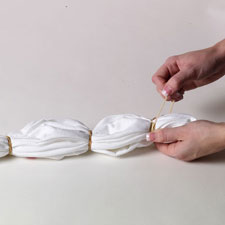 Folding-tie-dye-technique